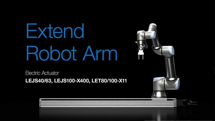 Electric Actuator/Slider Type (LEJS,LET Series) for Collaborative Robots